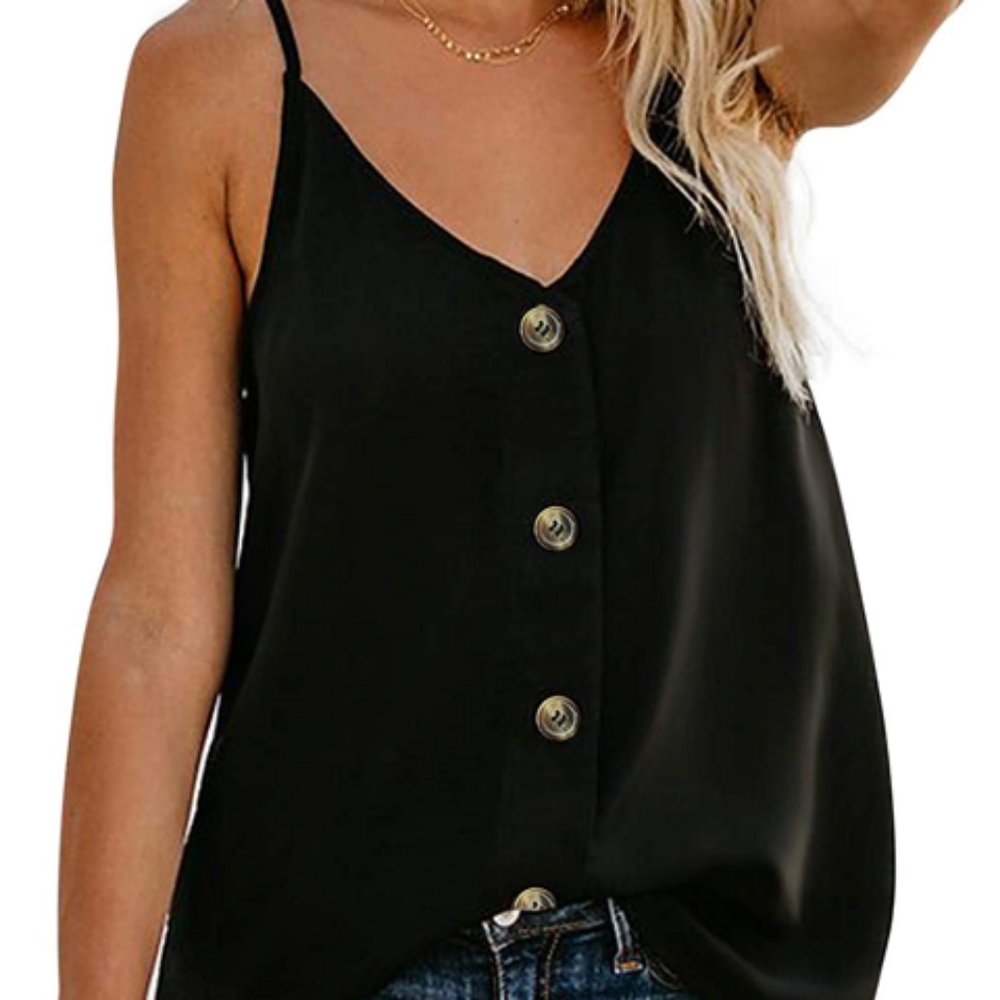 Flowy button down Cami NWOT XXL
